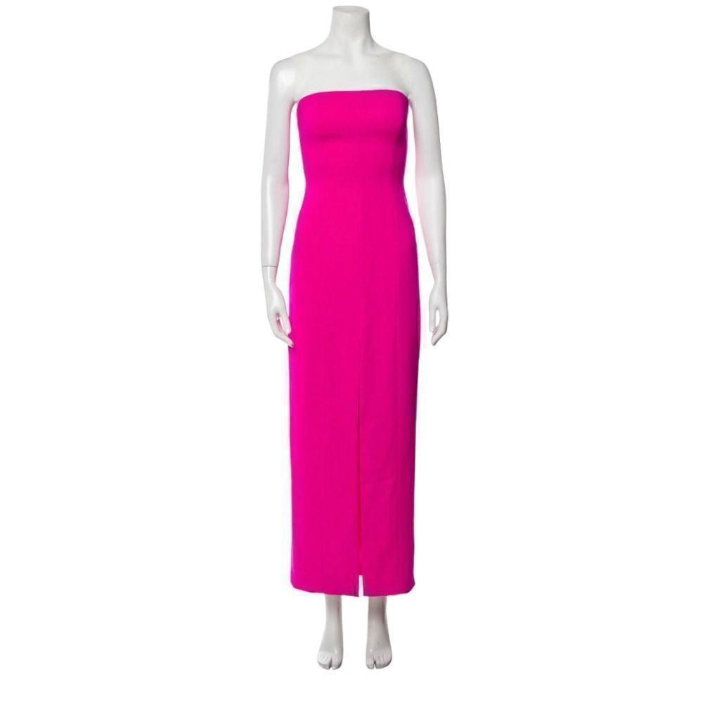 Jay Godfrey Strapless Evening Gown Hot Pink Size 8